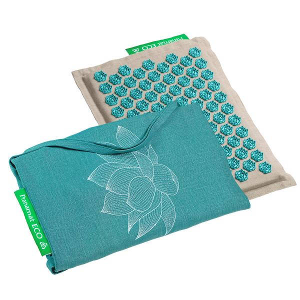 Pranamat Mini + Big Bag Natural & Turquoise